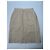 Jupe en lin vintage Courreges beige - vue 7