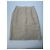 Jupe en lin vintage Courreges beige - vue 8