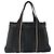 Troca Hermès HERMES Borsa Tote Orizzontale MM Canvas Nera Auth bs24178 Nero - vista 2