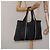 Troca Hermès HERMES Borsa Tote Orizzontale MM Canvas Nera Auth bs24178 Nero - vista 21