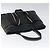 Troca Hermès HERMES Borsa Tote Orizzontale MM Canvas Nera Auth bs24178 Nero - vista 6