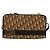 Borsa a spalla in tela Trotter Christian Dior marrone oro Auth BA1136 D'oro - vista 2
