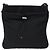 Borsa a spalla PRADA in nylon nero argento autentica bs24328 - vista 2