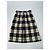 Vintage Courreges Karierte Rock Schwarz - Ansicht 4
