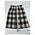 Vintage Courreges Karierte Rock Schwarz - Ansicht 5