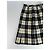 Vintage Courreges Karierte Rock Schwarz - Ansicht 9
