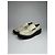 Sneaker in pelle vintage Jean Paul Gaultier nero e bianco - vista 2