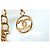 Chanel, vergoldeter Metallgürtel 93 - Halskette mit CC-Logo Golden - Ansicht 2