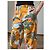 Pantalones Dries van Noten Multicolor Naranja - vista 4