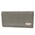 Fendi Gray Leather Long Wallet Brown  ref.2167551