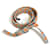 Fendi 8AV077 Flower Ribbon Strap Blue Orange Leather Cloth  ref.2167765