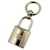 Hermès Hermes Loop Charm Padlock Twilly Ring Anhänger Golden Metall