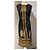 Chanel Strickkleid Maxilänge Metallisch Schwarz Gold Golden - Ansicht 10