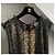 Chanel Strickkleid Maxilänge Metallisch Schwarz Gold Golden - Ansicht 12