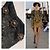 Chanel Strickkleid Maxilänge Metallisch Schwarz Gold Golden - Ansicht 2