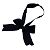 Choker in nastro Chanel Mademoiselle Nero - vista 2