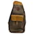 Fendi Pequin Shoulder Bag Brown Black Khaki Leather  ref.2169125