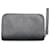 Louis Vuitton Taiga Aldwaz Baikal Black Leather Pouch  ref.2169193