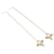 Fendi Gold Metal Stud Earrings Golden  ref.2169395