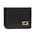 Fendi FF Bi-fold Wallet with Money Clip Black Leather  ref.2169682