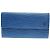 Cartera larga de cuero Epi Louis Vuitton Azul