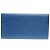Cartera larga de cuero Epi Louis Vuitton Azul - vista 2