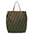 Fendi Brown Nylon Canvas Handbag Tote Cloth  ref.2169800