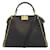 Fendi Mini Peekaboo Studded Handbag Black Leather  ref.2169830