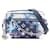 Louis Vuitton Mini Soft Trunk Shoulder Bag White Blue Navy blue Leather Patent leather Cloth Plastic  ref.2170289