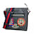 Gucci Shoulder Bag GG Supreme Courier Black Red Plastic  ref.2170400