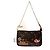 Mini Pochette Accessori Vivienne Holiday di Louis Vuitton Marrone Monogramma