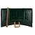 Cartera Balenciaga Hourglass en croco estampado con cadena Verde