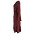 Abito a maniche lunghe Acne Studios in satin bordeaux Bordò - vista 2