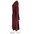 Abito a maniche lunghe Acne Studios in satin bordeaux Bordò - vista 5