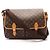 Borsa a Spalla Gibeciere GM Monogramma Louis Vuitton M42246 Marrone