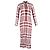 Abito camicia a quadri Theory in cotone rosso