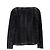 Stella Mc Cartney Stella McCartney Flock-Velours-Bluse aus schwarzem Denim - Ansicht 5