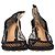Pumps Bottega Veneta Stretch in rete nera e pelle Nero - vista 2