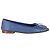 Timeless Bailarinas Chanel en cuero azul