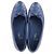 Timeless Bailarinas Chanel en cuero azul - vista 3
