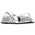 Timeless Sandali T-Strap Chanel in pelle argentata Argento - vista 5