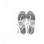 Timeless Sandali T-Strap Chanel in pelle argentata Argento - vista 6