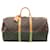 Louis Vuitton Monogram Keepall 55 Boston Bag M41424 Brown Cloth  ref.2170969