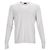 T-shirt a maniche lunghe con collo rotondo Tom Ford in lyocell bianco Crudo