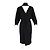 Abito nero in acetato con scollo a V e lunghezza al ginocchio di Diane von Furstenberg - vista 4