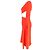 Autre Marque Alex Perry Cape Effect Cutout Kleid aus rotem Polyester - Ansicht 2
