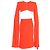 Autre Marque Alex Perry Cape Effect Cutout Kleid aus rotem Polyester - Ansicht 3