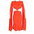 Autre Marque Alex Perry Cape Effect Cutout Kleid aus rotem Polyester - Ansicht 4