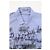 Camicia a quadri stampata Bottega Veneta in cotone blu - vista 10