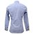 Camicia a quadri stampata Bottega Veneta in cotone blu - vista 3